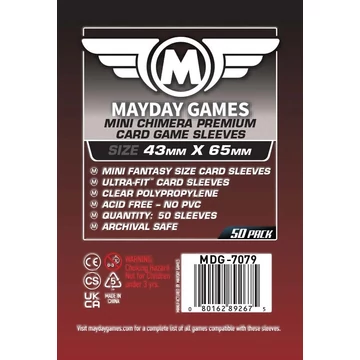 Mayday Games Prémium "Mini Chimera" kártyavédő 43x65mm. (50db)