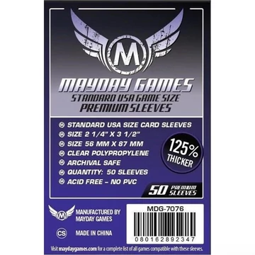 Mayday Games "Prémium USA"  kártyavédő 56x87mm. (50db)