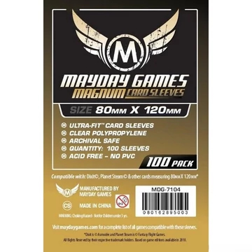 Mayday Games "Magnum gold" Dixit  kártyavédő 80x120mm. (100db)