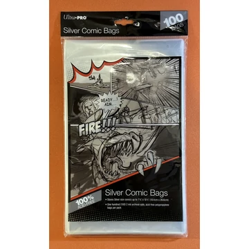 Silver Size Ultra Pro  képregényfólia 18,4 x 26,6 cm. (100db.) 